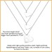 Aunis Mother Daughter Necklace 2/3 Sets Matching Hearts Jewellry Gifts for Mom Mummy Daughters-  A002-Mother 2 Daughters