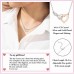 Aunis Gifts for Girlfriend Infinity Heart Rosegold Necklace Romantic Gifts for Her-  A004-Infinity Heart Necklace