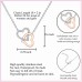 Aunis 21st Birthday Gifts for Her/18th Birthday Gifts for Girls, Interlocking Heart Necklace for Girl/Women Birthday-A006-18TH Birthday