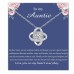 Aunis Auntie Gifts Interlocking Hearts Necklace Gifts for Best Auntie Christmas Birthday-A009-CZ Infinity