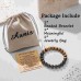 Aunis Dad Birthday Gifts Natural Lava Stone Bracelets Gifts for Dad Husband Father's Day Thanksgiving Day C-010-dad