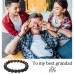 Aunis Grandad Christmas Gifts Natural Lava Stone Bracelets Birthday Gifts for Him Father's Day Thanksgiving Day Christmas C-010-grandad