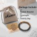 Aunis Uncle Gifts Natural Lava Stone Bracelets Birthday Gifts for Him Father's Day Thanksgiving Day Christmas  C-010-uncle