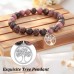 Aunis Grandma Gifts From Grandchildren Tree of Life Natural Stone Bracelet Thank You Gifts Birthday Christmas C12