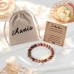 Aunis Mum Christmas Gifts Natural Stone Bracelet Mum Gifts form Daughter Son for Birthday Mothers Day Thanksgiving C-012-mummy