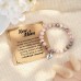 Aunis New Mum Gifts Natural Stone Bracelets Gifts for New Mums C-017-new mum pink