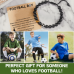 Aunis Football Gifts for Boys 8-12 Football Bracelet Teenage Boy Gifts for Him Birthday Christmas 	 C-001 football boy