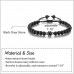 Aunis Happy Anniversary Jewelry Gifts for Him 100 Languages I Love You Valentines Day Bracelets for Boyfriend Husband C-002-gifts for my dear