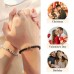 Aunis Boyfriend Gifts for Couple 2 Pcs Couple Bracelets, Anniversary Jewelry Gifts for Him 100 Languages I Love You Gifts for Husband Wife Boyfriend Girlfriend C-002-to my boyfriend