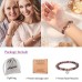 Auntie Christmas Gifts Bean Pink Nature Stone Bracelet Gifts for Women Birthday Gifts for Best Auntie  C-021-bean pink-auntie