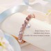 Auntie Christmas Gifts Pink Nature Stone Bracelet Gifts for Women Birthday Gifts for Best Auntie C-021-pink-auntie