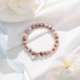 Auntie Christmas Gifts Pink Nature Stone Bracelet Gifts for Women Birthday Gifts for Best Auntie C-021-pink-auntie