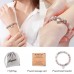 Auntie Christmas Gifts Pink Nature Stone Bracelet Gifts for Women Birthday Gifts for Best Auntie C-021-pink-auntie