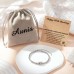 Aunis 60th Birthday Gifts for Women Six Rings Bracelet Birthday Presents for Mum Grandma Auntie  C-006-60th birthday