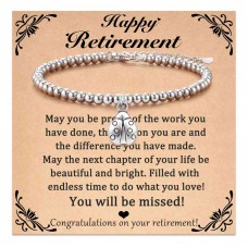 Aunis Retirement Gifts for Women 2023 Coworker Farewell Gifts Ladybird Bracelet for Friend Teachers Family C-007-Ladybird