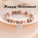 Aunis Retirement Gifts for Women 2023 Coworker Leaving Gifts Compass Bracelet for Friend Teachers Family C-007-pink